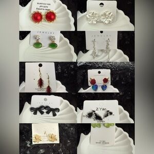 New bundle Earrings Set ladies men women 10 pairs#205